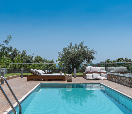 DELUXE DOUBLE ΜΕ ΙΔΙΩΤΙΚΗ ΠΙΣΙΝΑ ΚΑΙ ΘΕΑ ΣΤΗ ΘΑΛΑΣΣΑ